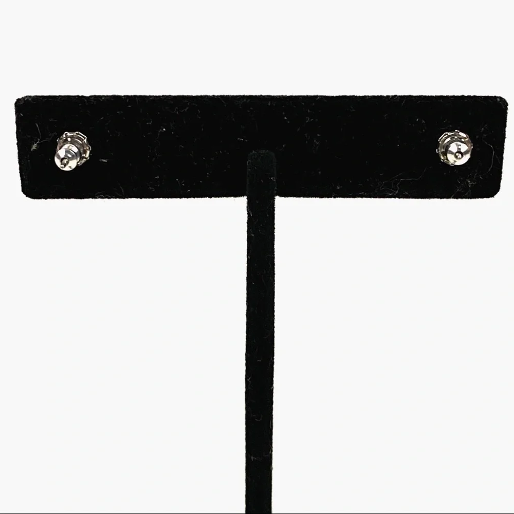 Opal studded earrings - Picture 3 of 5